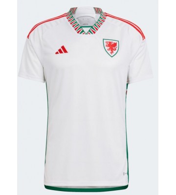 Maillot de foot Pays de Galles Extérieur Monde 2022 Manches Courte